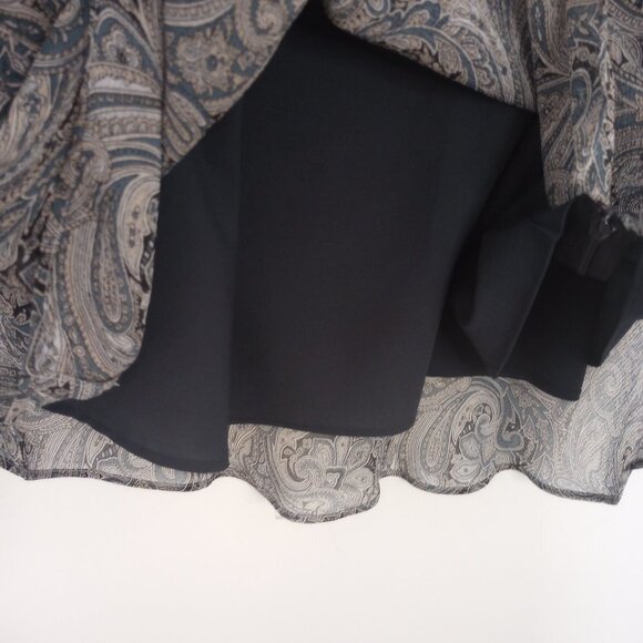 Ann Taylor Sheer Paisley Silk Top with Cami - Picture 5 of 8